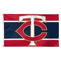 WinCraft Minnesota Twins 3' x 5' Horizontal Stripe Deluxe Single-Sided Flag