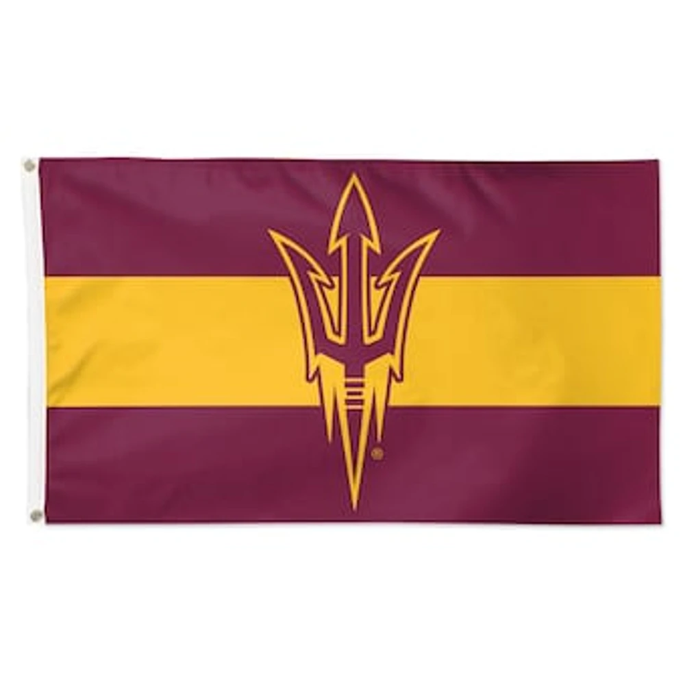 WinCraft Arizona State Sun Devils 3' x 5' Horizontal Stripe Deluxe Single-Sided Flag