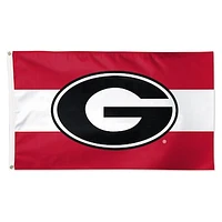 WinCraft Georgia Bulldogs 3' x 5' Horizontal Stripe Deluxe Single-Sided Flag