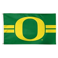 WinCraft Oregon Ducks 3' x 5' Horizontal Stripe Deluxe Single-Sided Flag