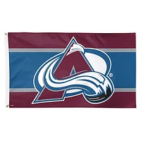 WinCraft Colorado Avalanche 3' x 5' Team Stripe Deluxe Single-Sided Flag