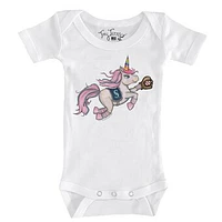 Infant Tiny Turnip White Seattle Mariners Unicorn Bodysuit