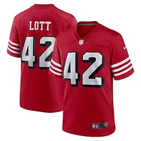 Men's Nike Ronnie Lott Scarlet San Francisco 49ers Retired Alternate Game Jersey