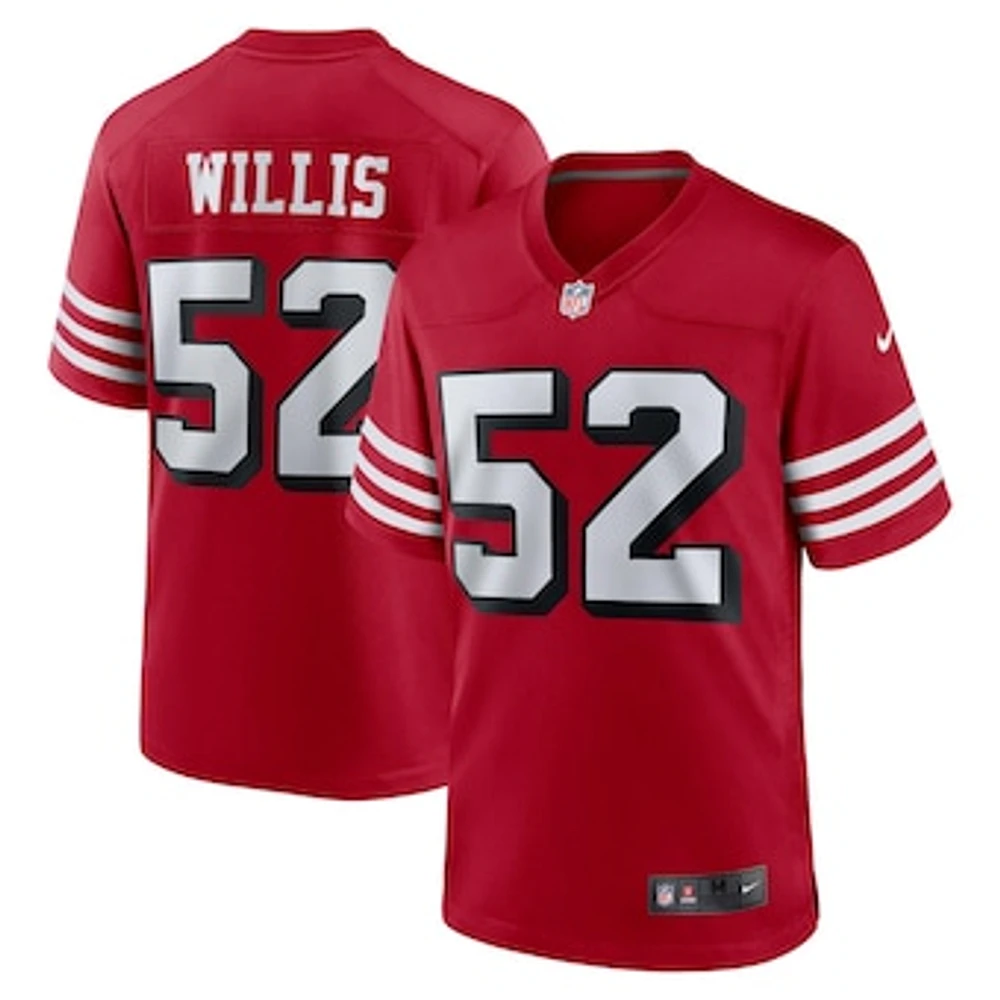 Men's Nike Patrick Willis Scarlet San Francisco 49ers Retired Alternate Game Jersey