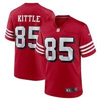 Men's Nike George Kittle Scarlet San Francisco 49ers Alternate Game Jersey