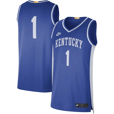 Men's Nike #1 Royal Kentucky Wildcats Limited Retro Jersey