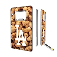 Los Angeles Dodgers 32GB Peanuts Design Credit Card USB Drive with Bottle Opener