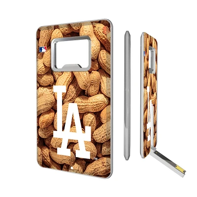 Los Angeles Dodgers 32GB Peanuts Design Credit Card USB Drive with Bottle Opener