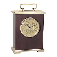 Gold Liberty Flames Carriage Clock