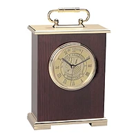 Gold Loyola Greyhounds Carriage Clock