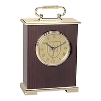 Gold New Hampshire Wildcats Carriage Clock