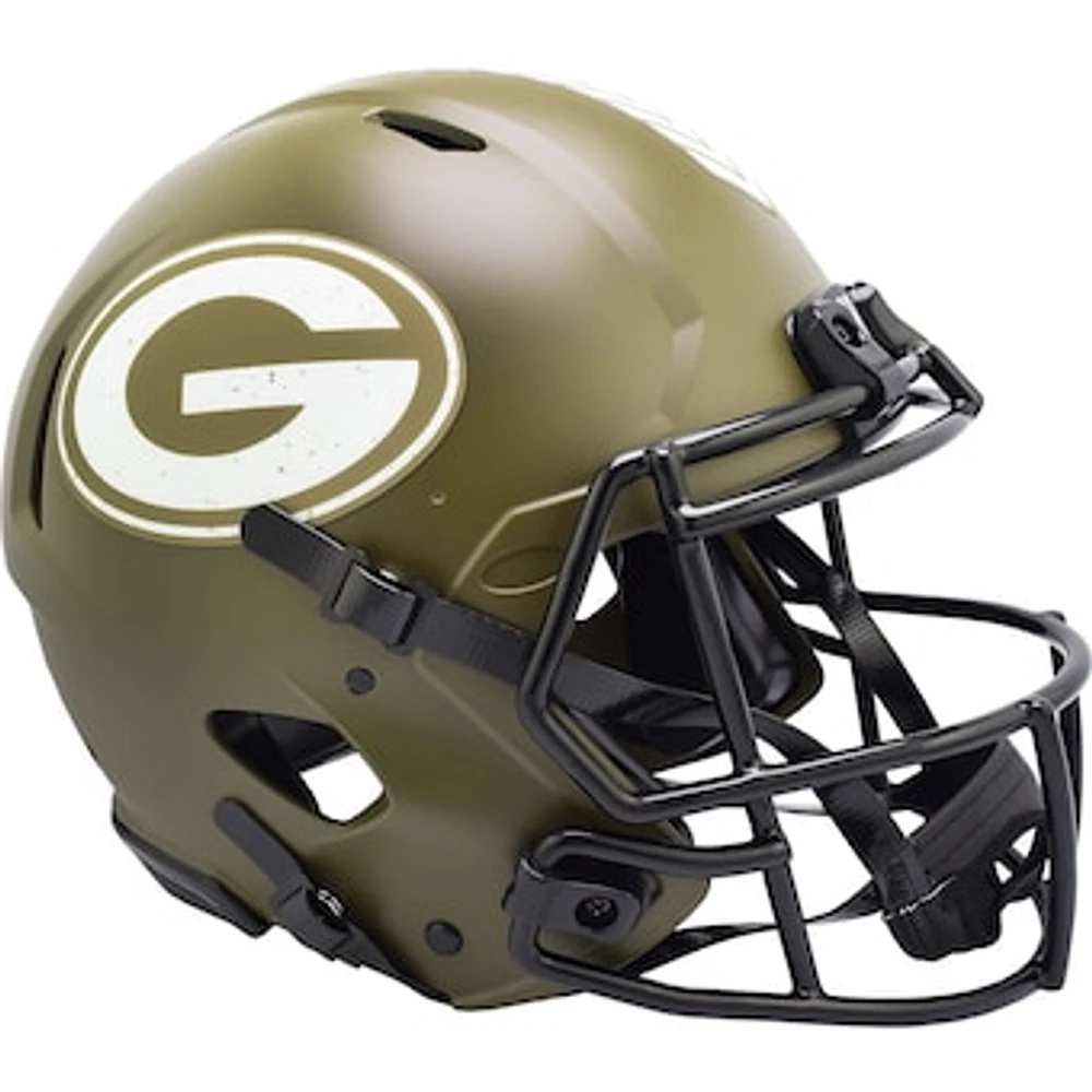 Riddell Green Bay Packers 2022 Salute To Service Alternate Speed Authentic Helmet