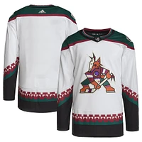 Men's adidas White Arizona Coyotes Away - Primegreen Authentic Jersey