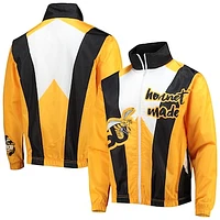 Men's Tones of Melanin Black Alabama State Hornets Anorak Full-Zip Jacket