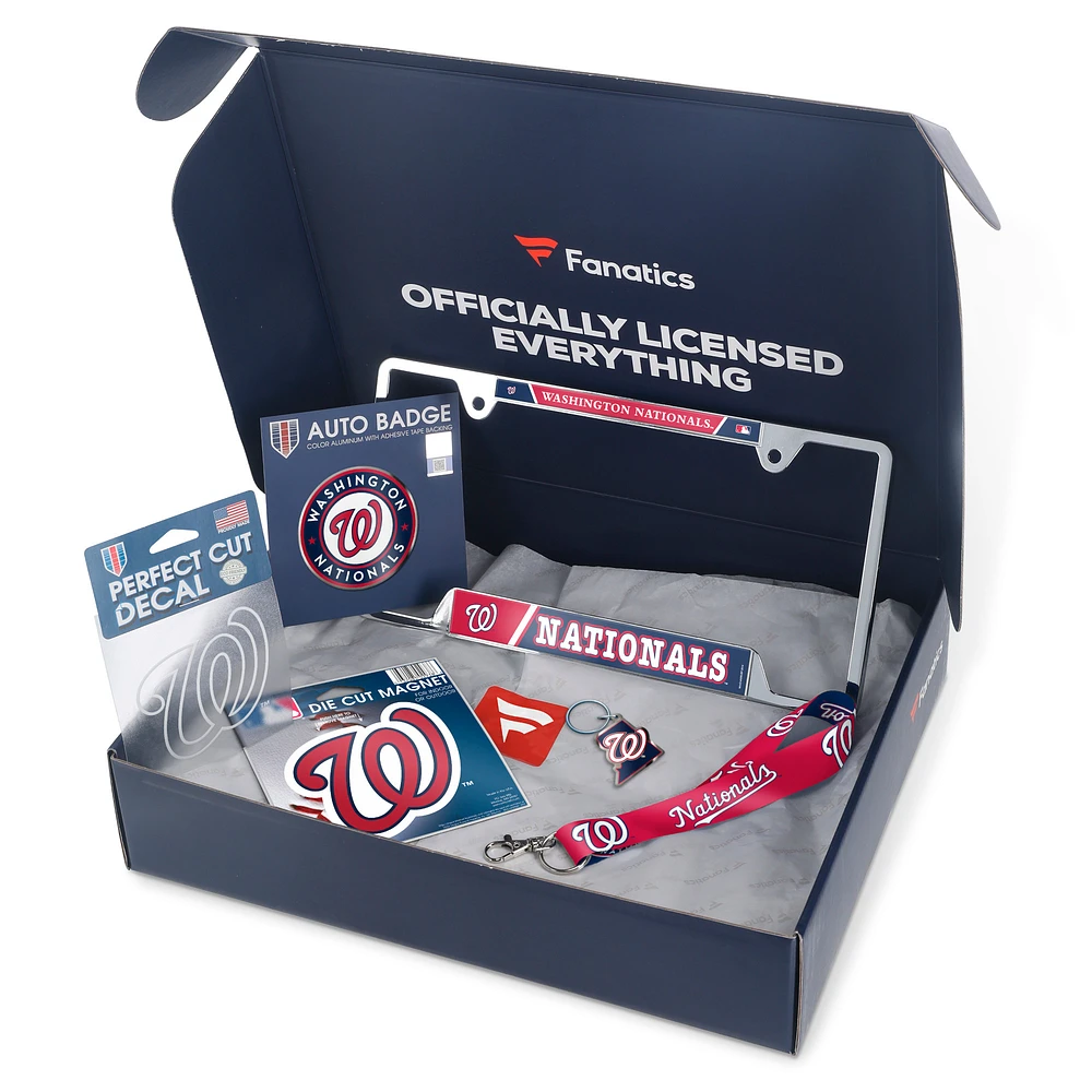 WinCraft Washington Nationals Fanatics Pack Automotive-Themed Gift Box - $55+ Value