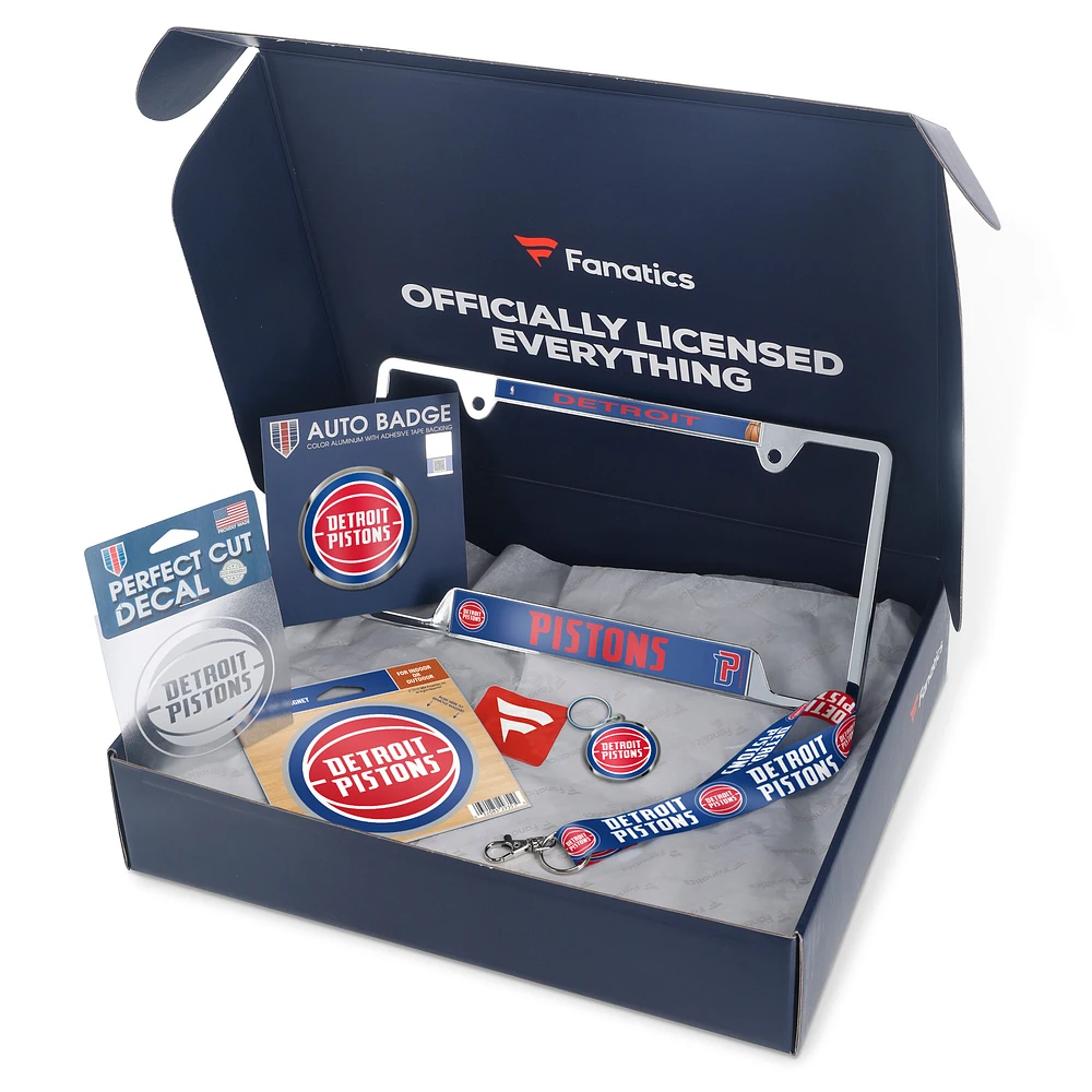 WinCraft Detroit Pistons Fanatics Pack Automotive-Themed Gift Box - $55+ Value