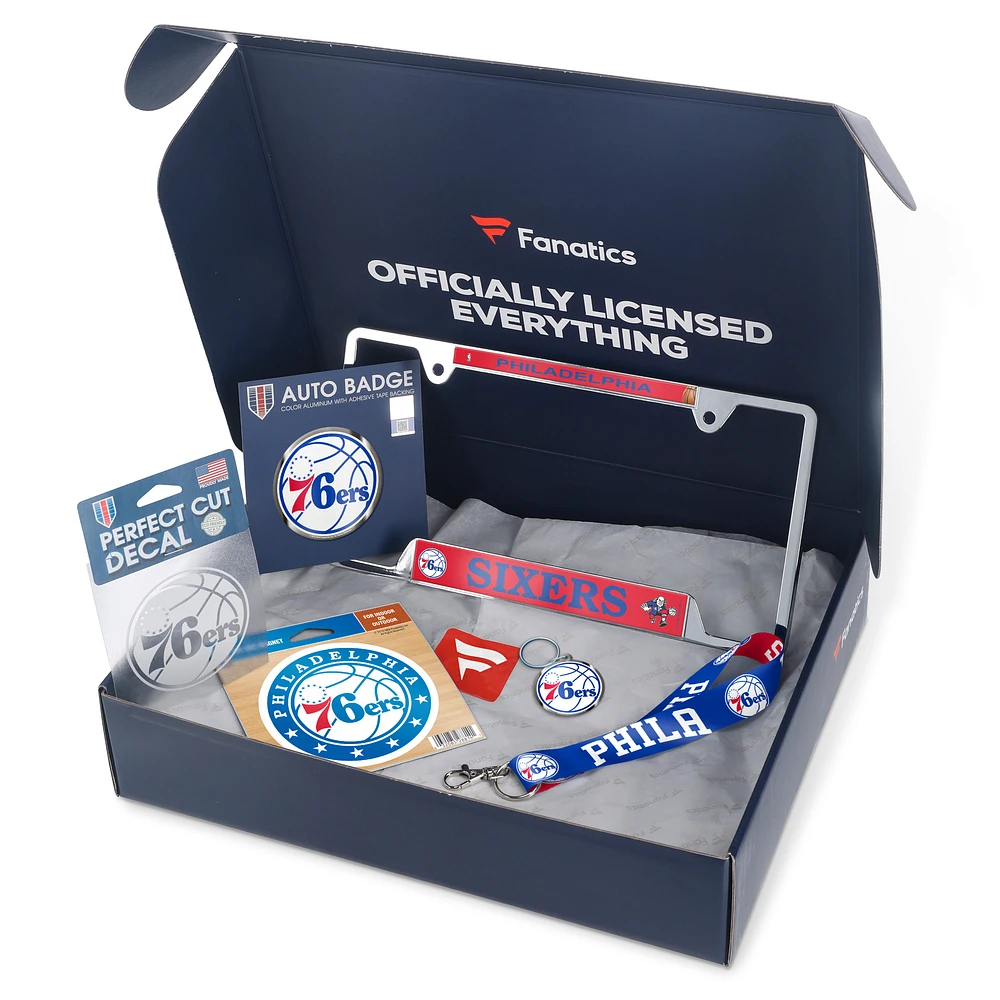 WinCraft Philadelphia 76ers Fanatics Pack Automotive-Themed Gift Box - $55+ Value
