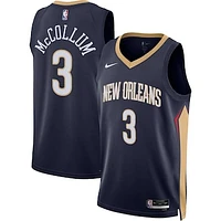 Unisex Nike C.J. McCollum Navy New Orleans Pelicans Swingman Jersey - Icon Edition