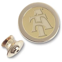 Gold North Carolina A&T Aggies Logo Lapel Pin