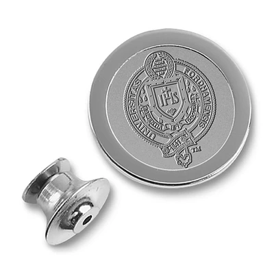 Silver Fordham Rams Lapel Pin