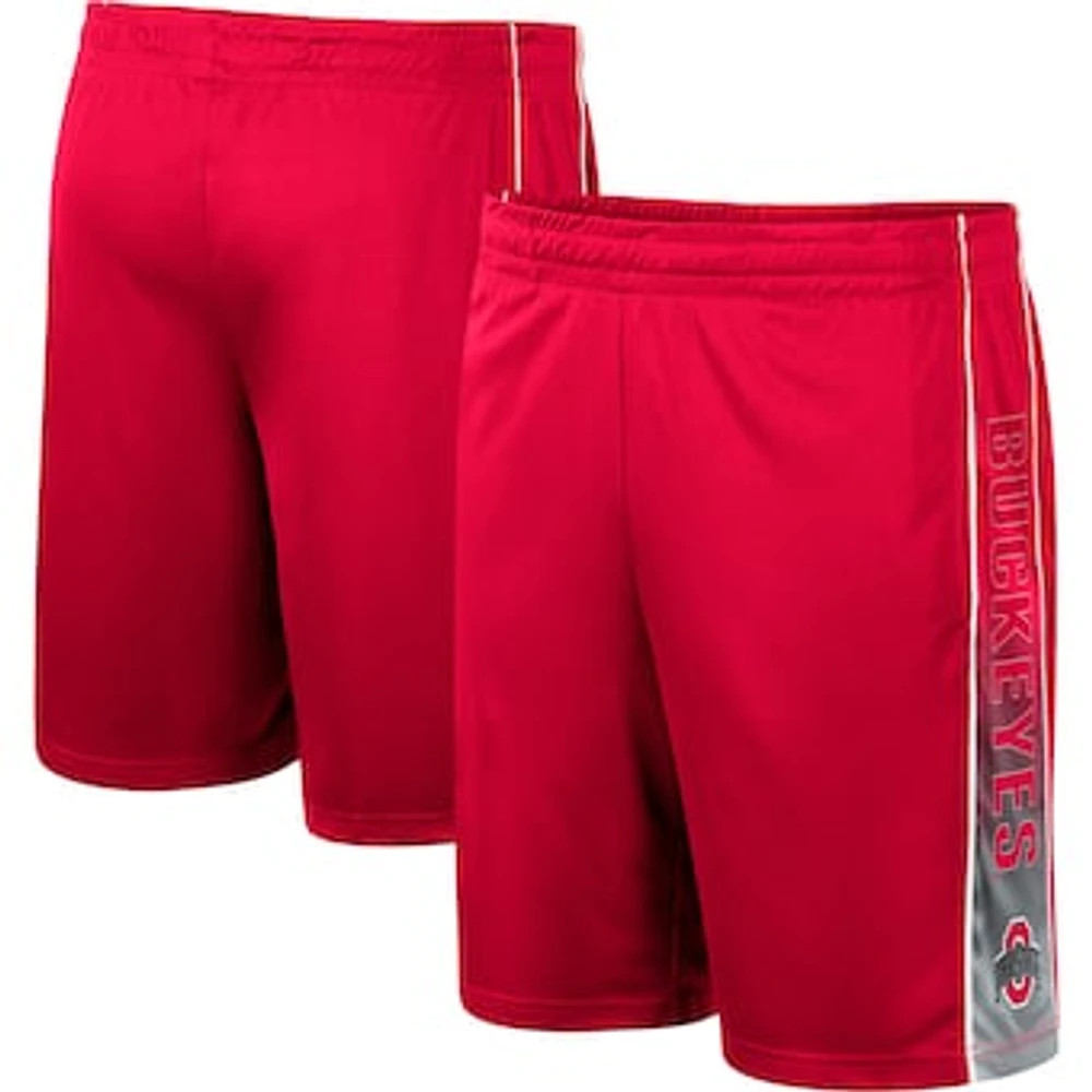 Men's Colosseum Scarlet Ohio State Buckeyes Lazarus Shorts