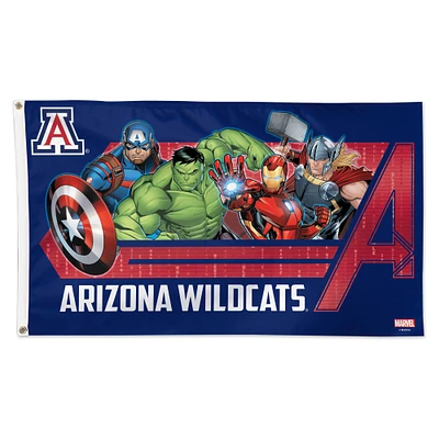 WinCraft Arizona Wildcats 3' x 5' Single-Sided Deluxe Avengers Flag