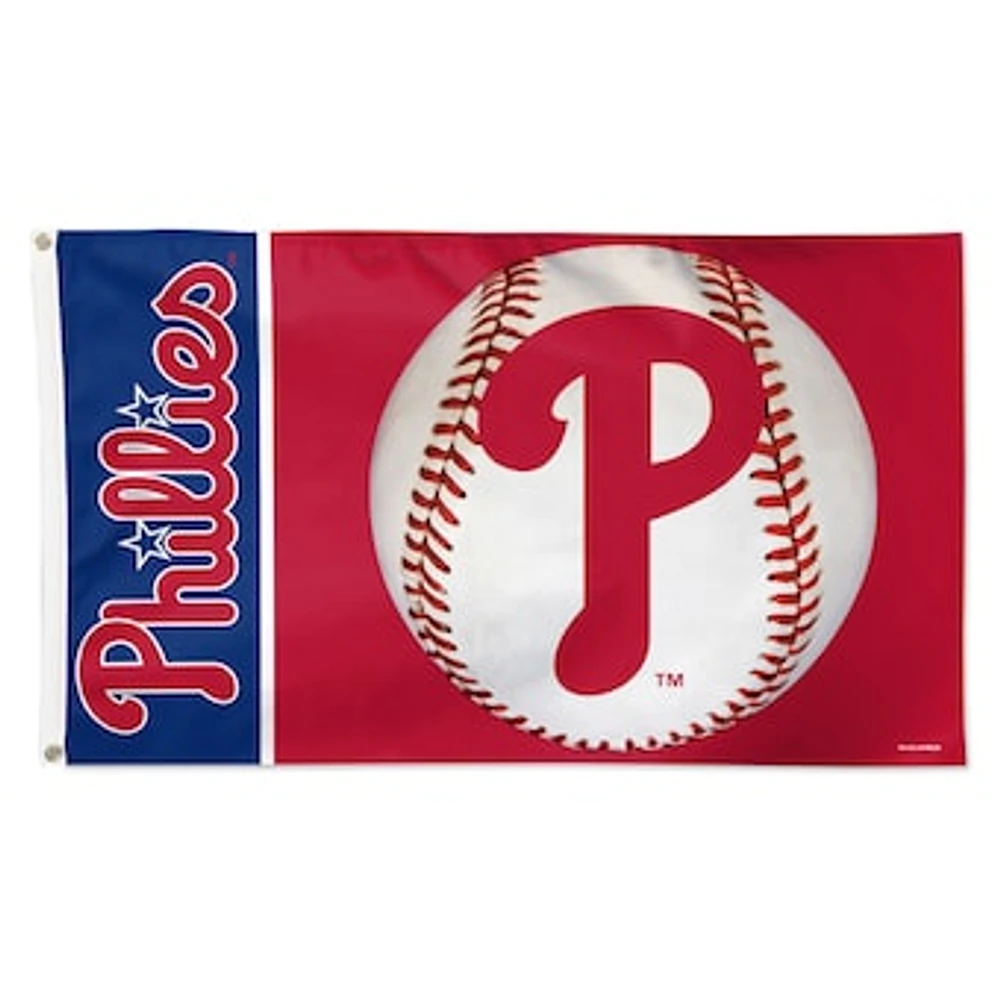 WinCraft Philadelphia Phillies 3' x 5' Baseball Deluxe Single-Sided Flag