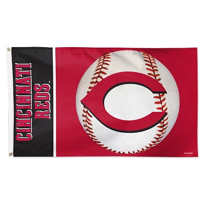 WinCraft Cincinnati Reds 3' x 5' Baseball Deluxe Single-Sided Flag