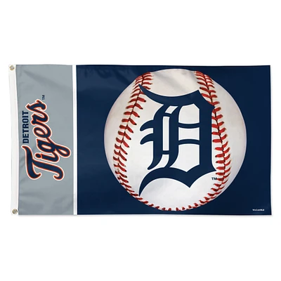 WinCraft Detroit Tigers 3' x 5' Baseball Deluxe Single-Sided Flag