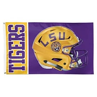 WinCraft LSU Tigers 3' x 5' Helmet Deluxe Single-Sided Flag