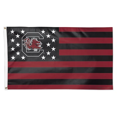 WinCraft South Carolina Gamecocks 3' x 5' Single-Sided Deluxe Patriotic Stars & Stripes Flag