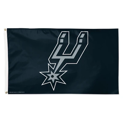 WinCraft San Antonio Spurs 3' x 5' Single-Sided Deluxe Primary Team Logo Flag