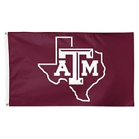 WinCraft Texas A&M Aggies 3' x 5' Single-Sided Deluxe Secondary Team Logo Flag