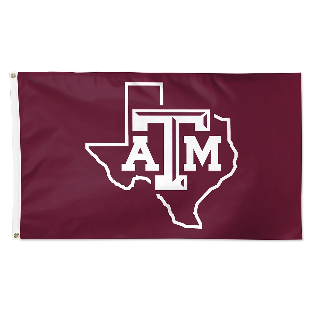 WinCraft Texas A&M Aggies 3' x 5' Single-Sided Deluxe Secondary Team Logo Flag