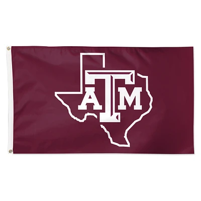 WinCraft Texas A&M Aggies 3' x 5' Single-Sided Deluxe Secondary Team Logo Flag