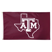 WinCraft Texas A&M Aggies 3' x 5' Single-Sided Deluxe Secondary Team Logo Flag