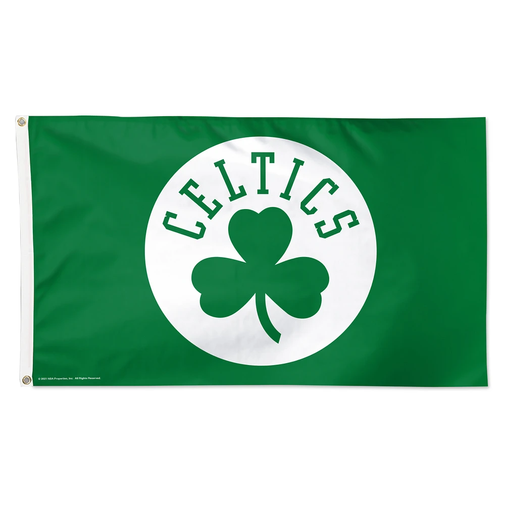 WinCraft Boston Celtics 3' x 5' Single-Sided Deluxe Primary Team Logo Flag