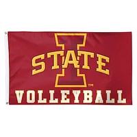 WinCraft Iowa State Cyclones 3' x 5' Volleyball Deluxe Single-Sided Flag