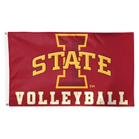 WinCraft Iowa State Cyclones 3' x 5' Volleyball Deluxe Single-Sided Flag