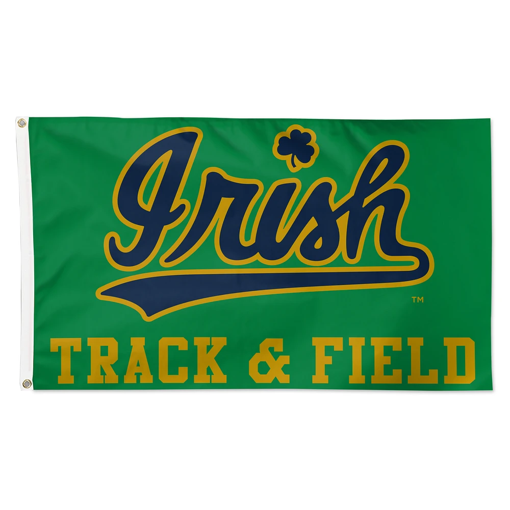 WinCraft Notre Dame Fighting Irish 3' x 5' Track and Field Deluxe Single-Sided Flag