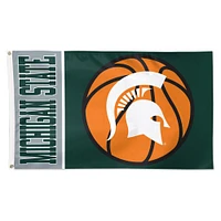 WinCraft Michigan State Spartans 3' x 5' Basketball Deluxe Single-Sided Flag