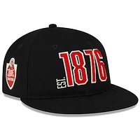 Men's New Era Black Ottawa Redblacks Turf Traditions - 9FIFTY Established Snapback Hat