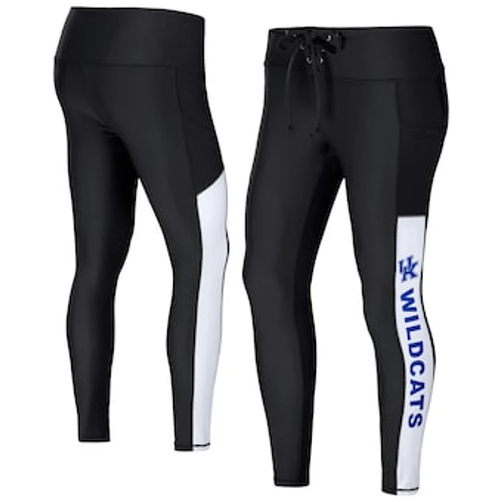 Women's WEAR by Erin Andrews Black Kentucky Wildcats Rib Knit Leggings