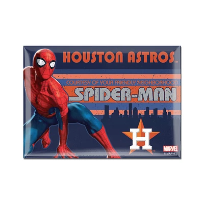 WinCraft Houston Astros 2.5'' x 3.5'' Spider-Man Metal Fridge Magnet
