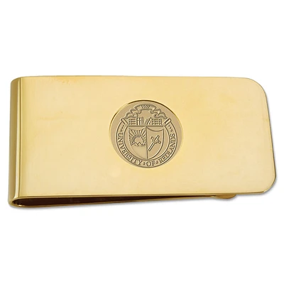 Gold University of Redlands Bulldogs Money Clip