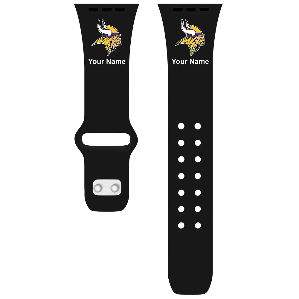 Minnesota Vikings 42/44/45mm Personalized Silicone Apple Watch Band