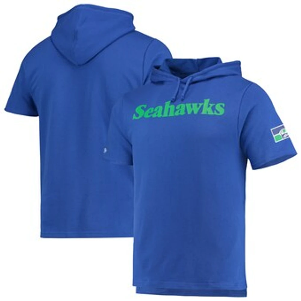 Men's Mitchell & Ness Royal Seattle Seahawks Game Day Hoodie T-Shirt