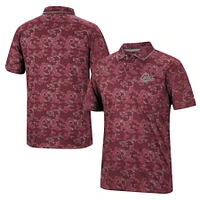 Men's Colosseum Maroon Montana Grizzlies Speedman Polo