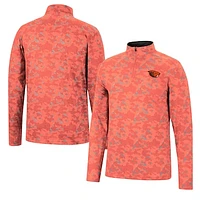 Men's Colosseum Orange Oregon State Beavers Tivo Quarter-Zip Jacket