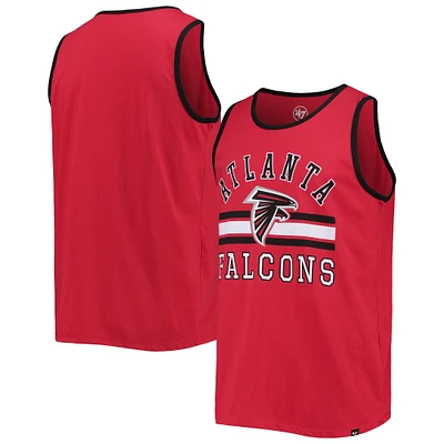 Men's '47 Red Atlanta Falcons Edge Super Rival Tank Top